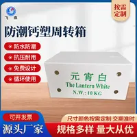 蔬菜鈣塑周轉箱廠(chǎng)傢(jia)蔬菜生(sheng)姜紙箱式(shi)運輸(shu)箱水果橙子(zi)荔枝PE中(zhong)空闆箱