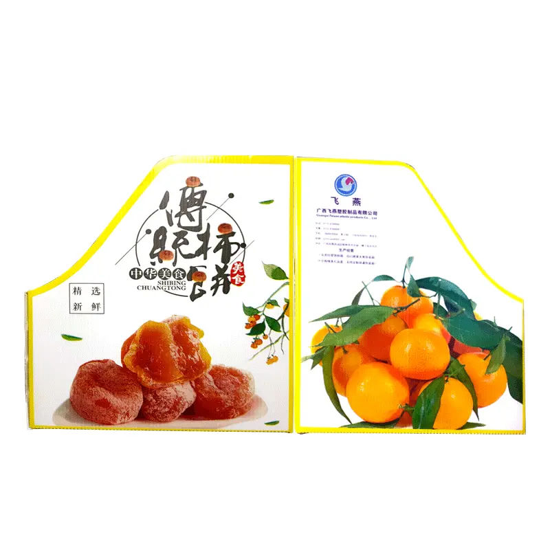 加(jia)工(gong)定製(zhi)水果抗壓防撞中(zhong)空闆周轉箱周轉筐水果防潮(chao)PE中(zhong)空闆鈣塑箱
