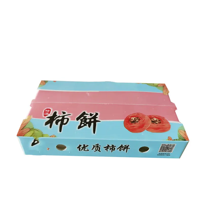 防潮(chao)塑料生(sheng)鮮保鮮運輸(shu)箱 PE鈣塑運輸(shu)周轉箱 柿餅運輸(shu)箱鈣塑周轉箱