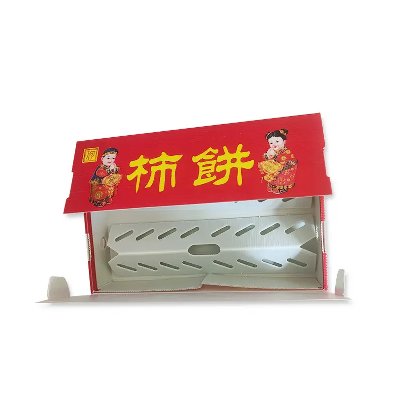 加(jia)厚加(jia)硬生(sheng)鮮周轉箱 PE柿餅水果運輸(shu)中(zhong)空闆箱水果物(wù)流運輸(shu)鈣塑箱